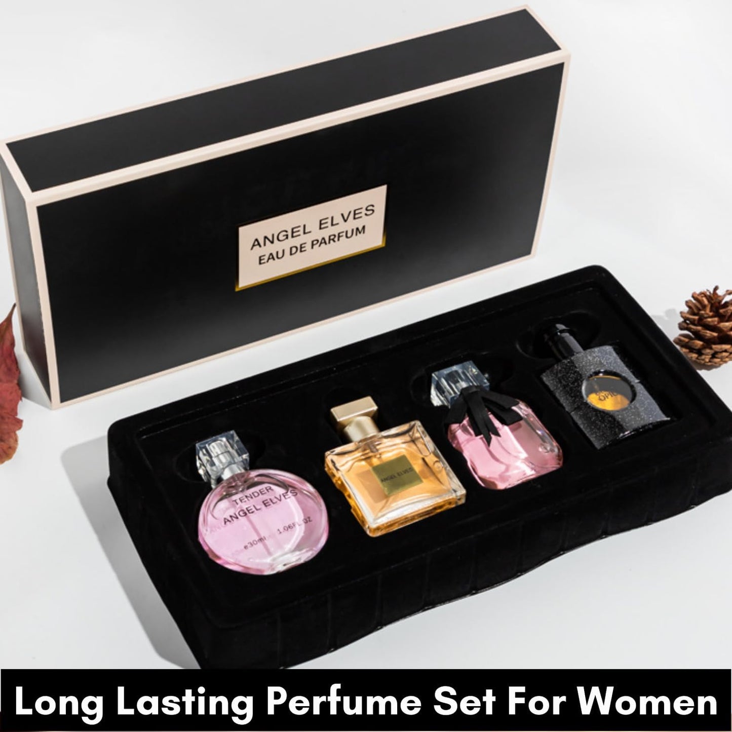ZUNYSHA 4-Piece Eau de Parfum Gift Set for Women - 105ml